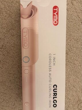 Tymo Curlgo 1-Inch Cordless Auto Curling Iron - Pink
